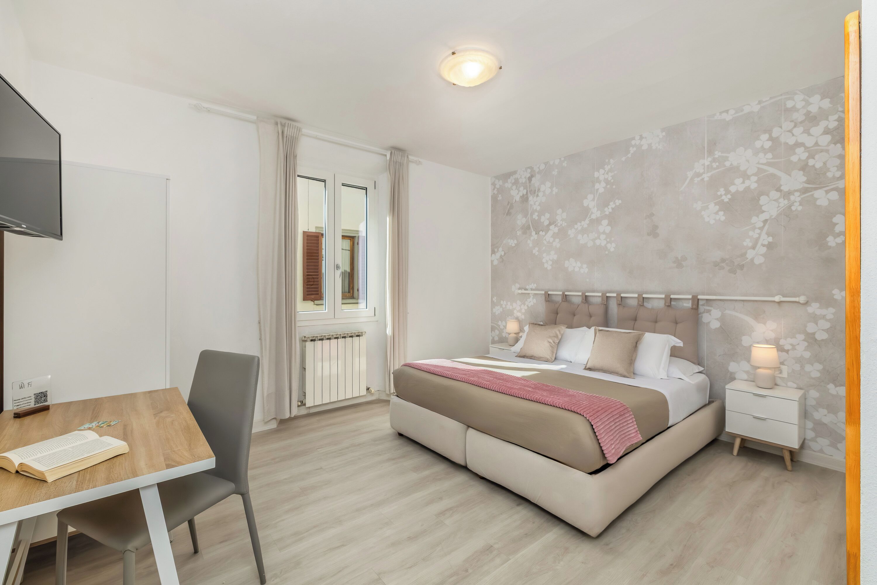 2 habitaciones, sábanas italianas Frette y ropa de cama hipoalergénica 