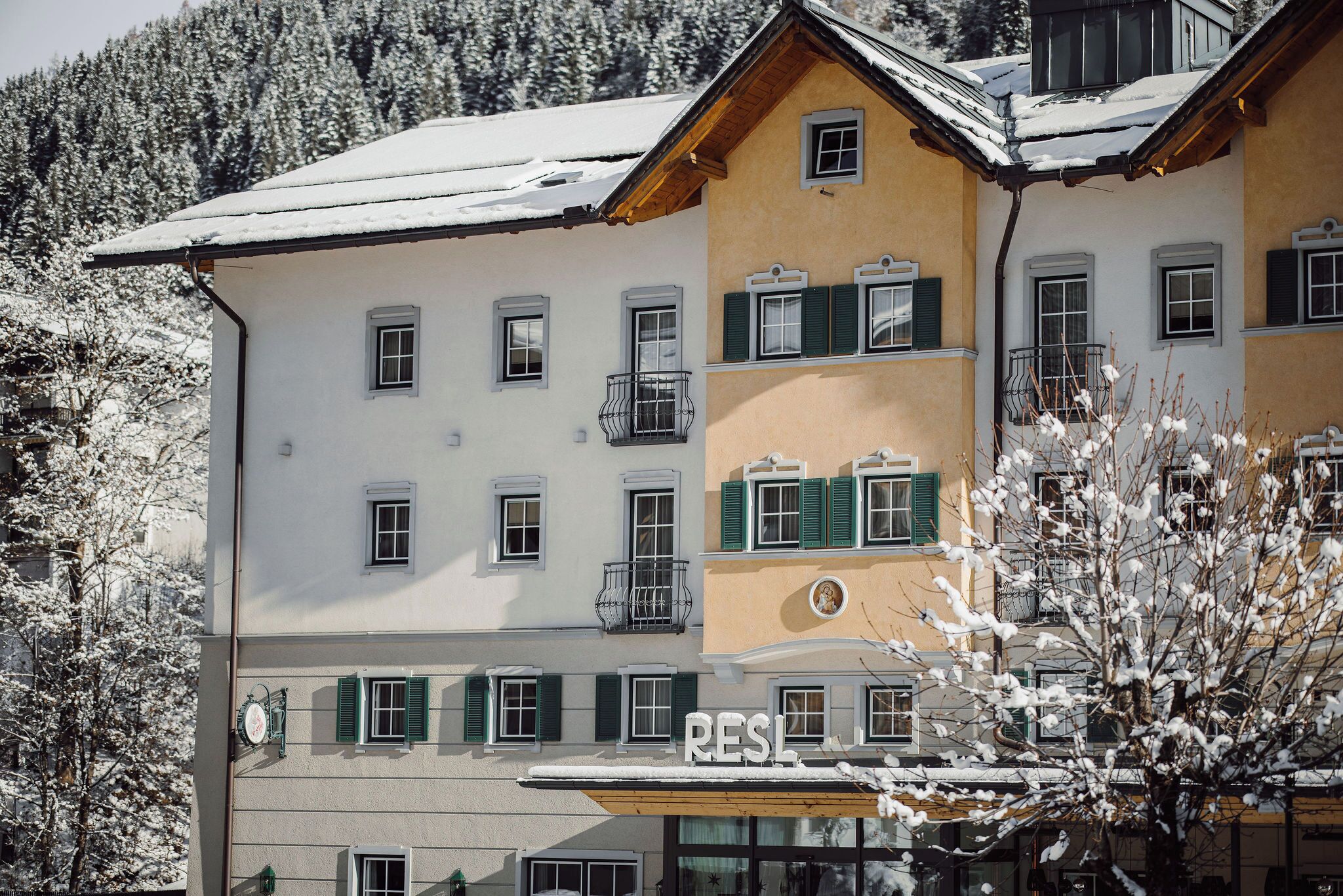 Fassade der Unterkunft