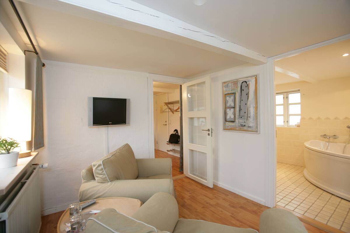 suite | living room | flat-screen tv