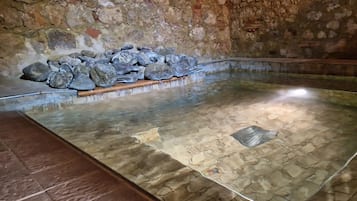 Turkish bath/hammam, hot stone massages, deep-tissue massages