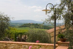 Apartamento superior, 1 habitación, terraza | Terraza o patio
