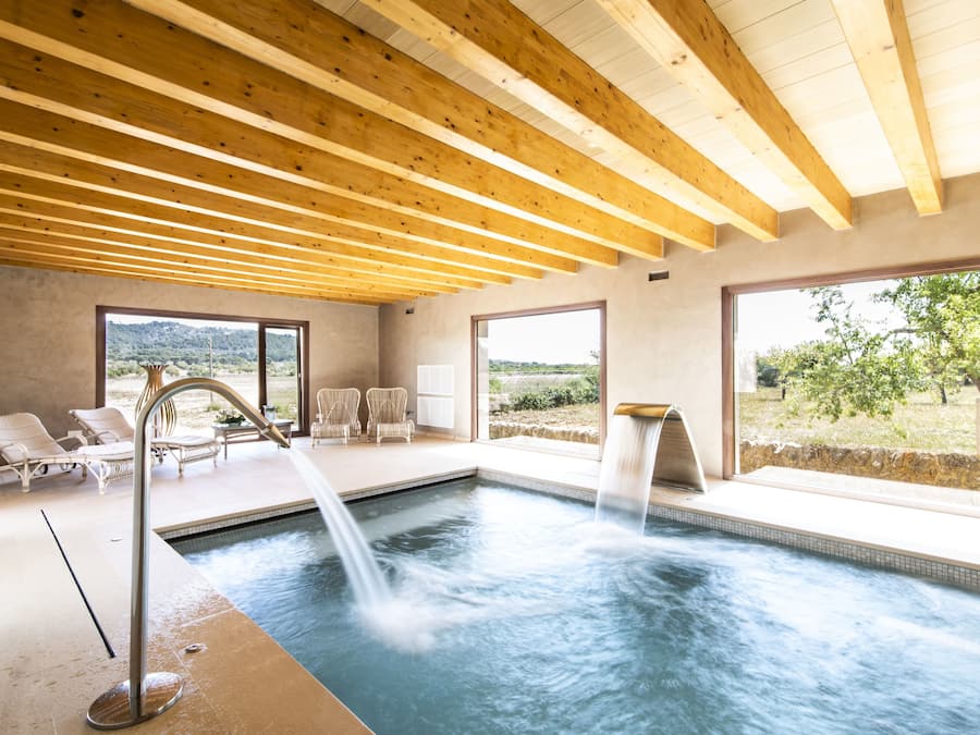 Espace de soins pour les couples, sauna, bain à remous, hammam, hammam