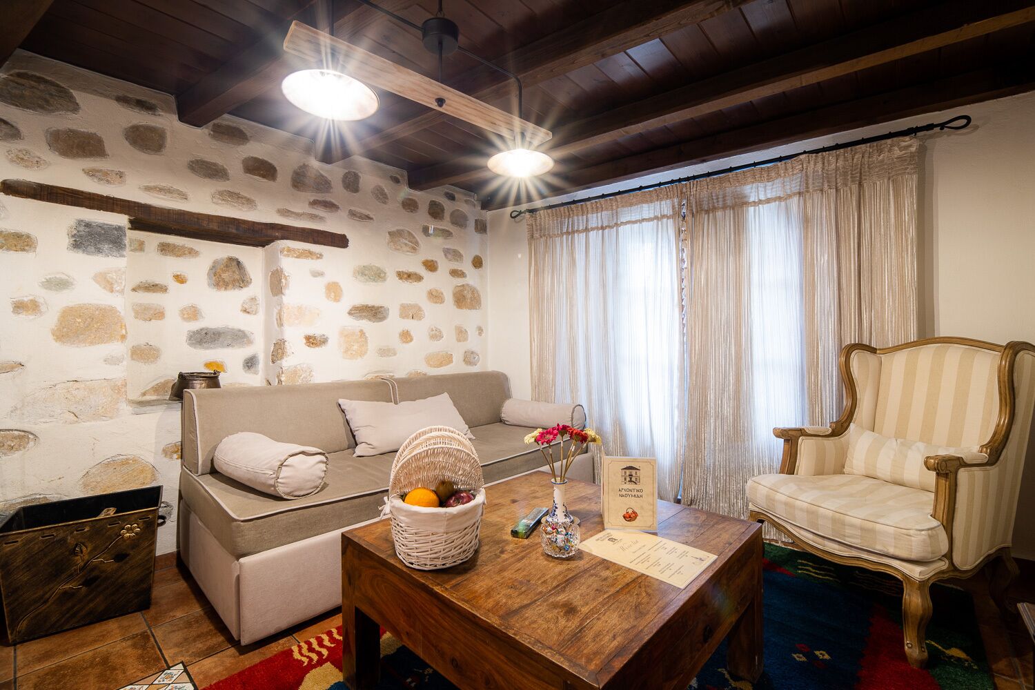 junior suite, fireplace, garden view | 1 bedroom, premium bedding, minibar, iron/ironing board