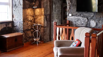 Adega da Moega, 2 Bedrooms, Ocean View | Living area | Flat-screen TV