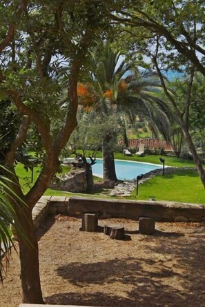Double Room, Garden View, Garden Area | View from room - Villa Asfodeli (Tresnuraghes)