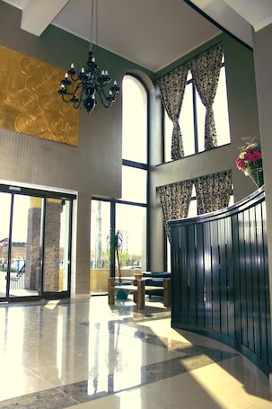 Interior entrance. Hotel Anthimos