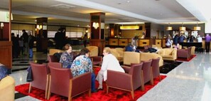 Sitteområde i lobbyen