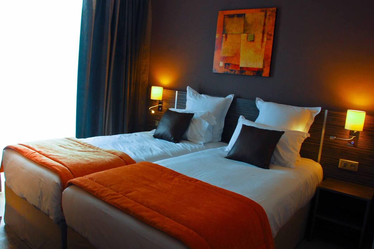 Chambre avec lits jumeaux