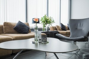 Sitteområde i lobbyen