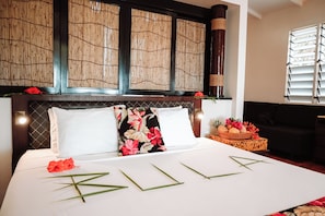 Beachfront Bure | Iron/ironing board, bed sheets - Likuri Island Resort Fiji (Likuri Island)