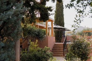 Uitzicht vanuit accommodatie