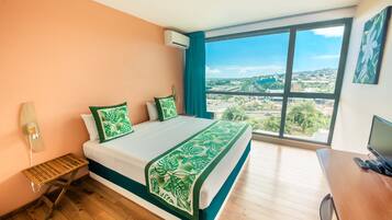 Premium bedding, Select Comfort beds, blackout curtains, soundproofing