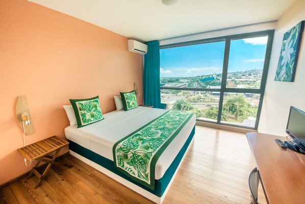 Premium bedding, Select Comfort beds, blackout curtains, soundproofing