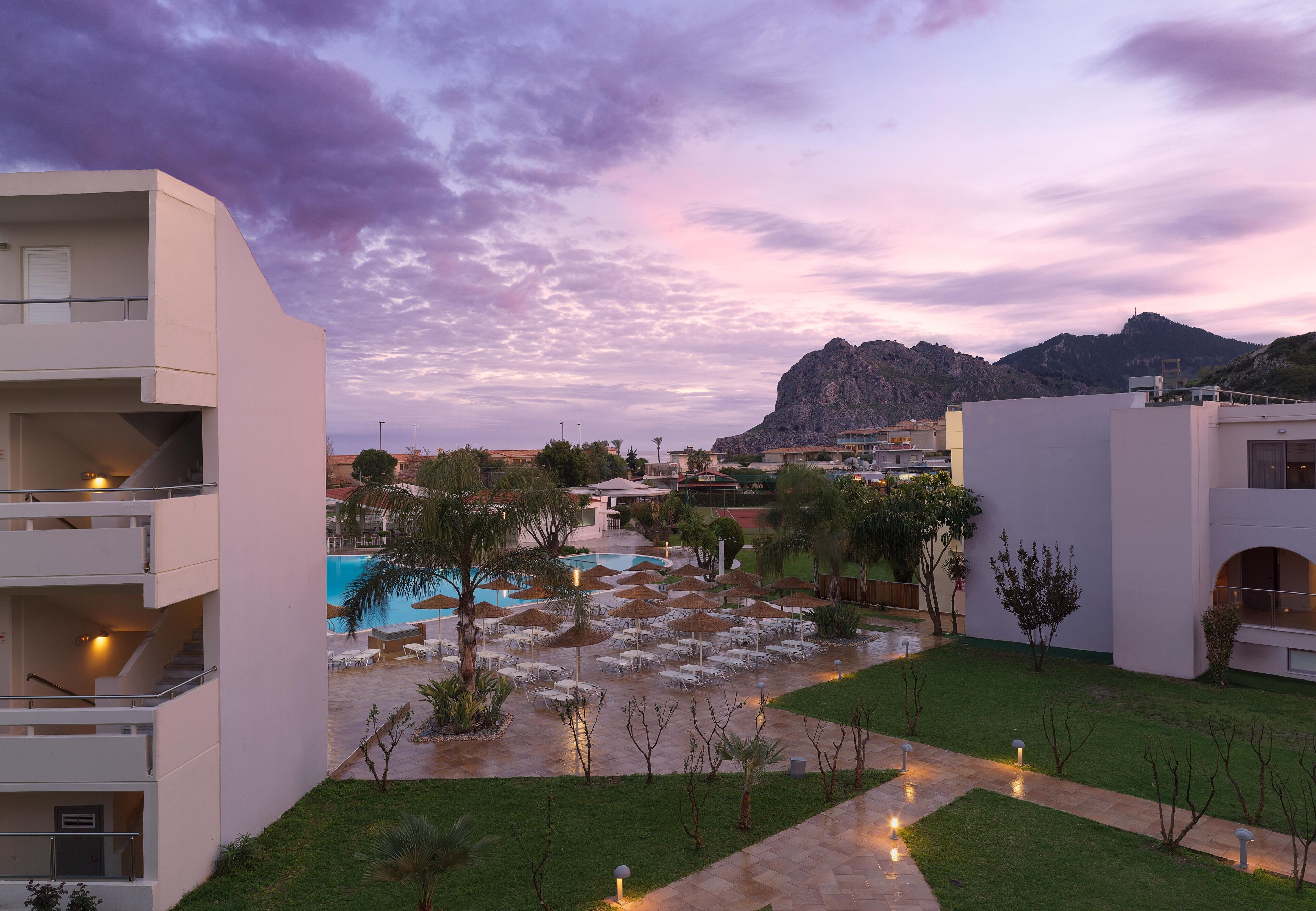 Blick von der Unterkunft