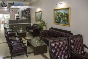 Sittområde i lobbyn