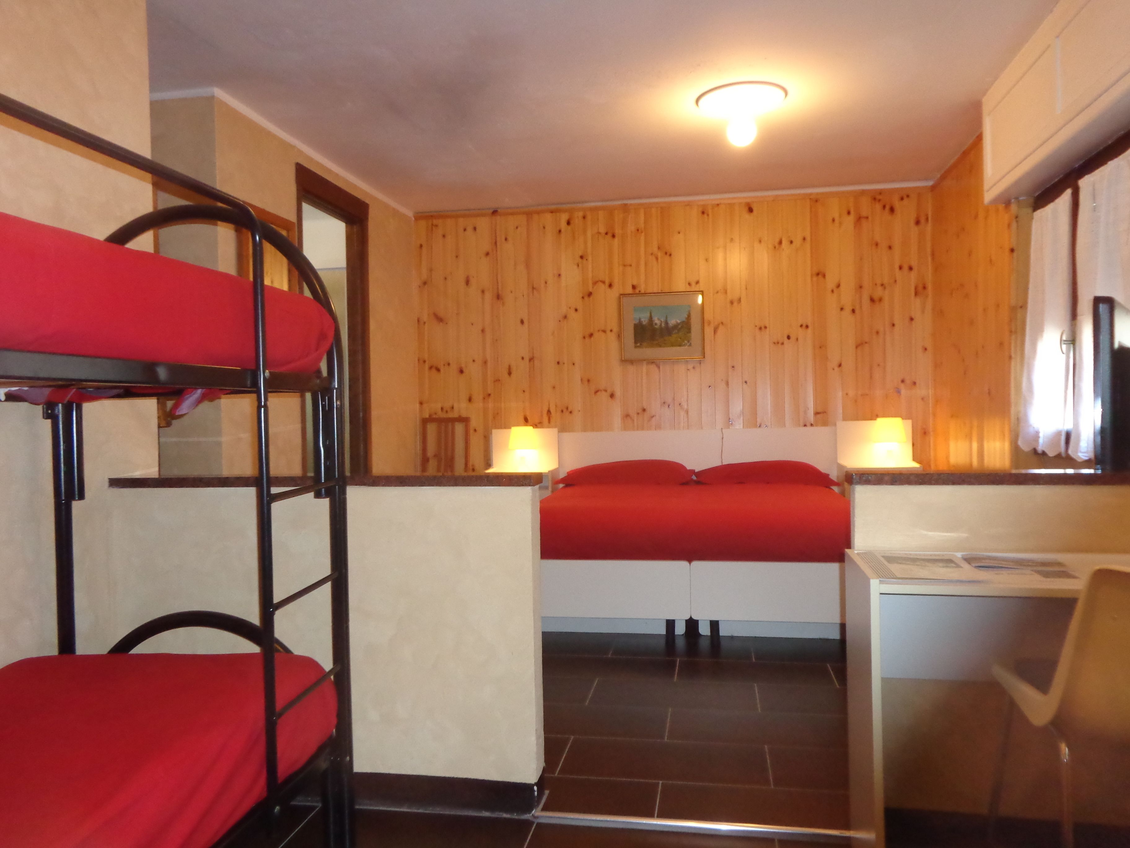 quadruple room, multiple beds, private bathroom | desk, free wifi