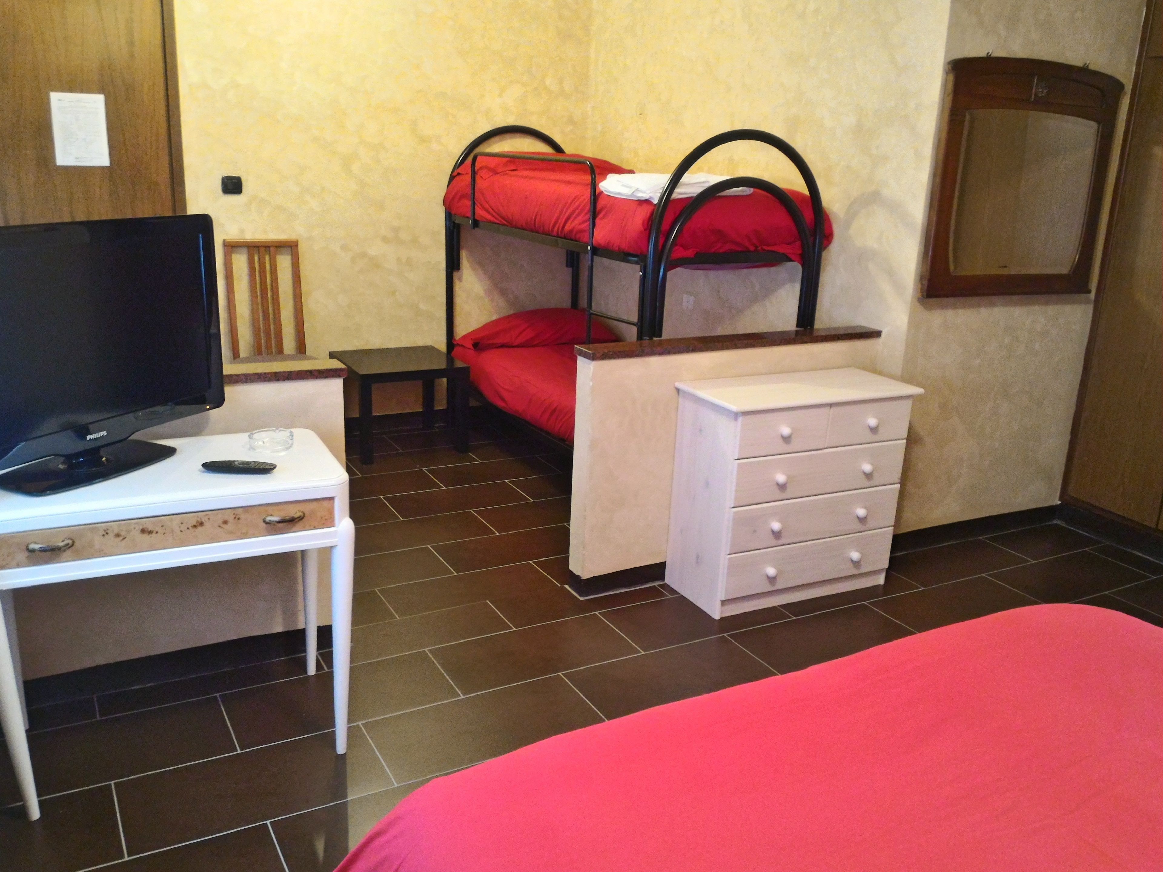 quadruple room, multiple beds, private bathroom | desk, free wifi