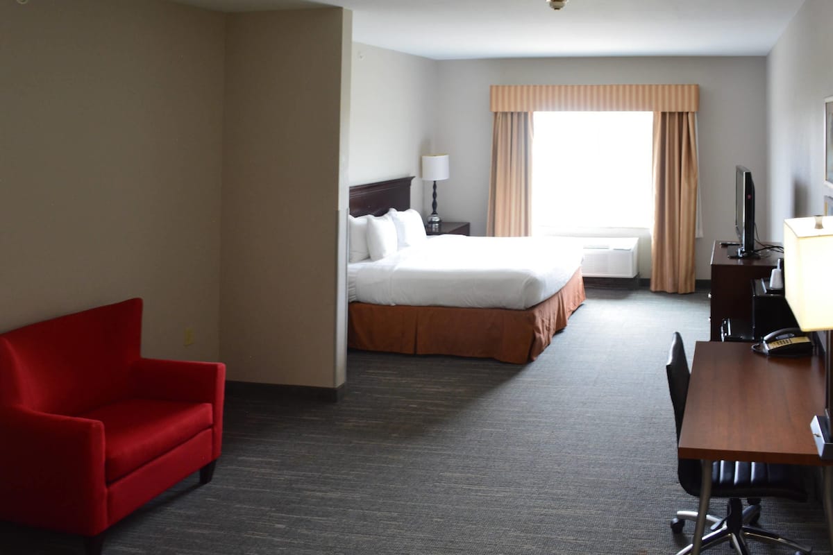 Studio Suite, 1 King Bed, Non Smoking | Premium bedding, desk, iron/ironing board, free cribs/infant beds