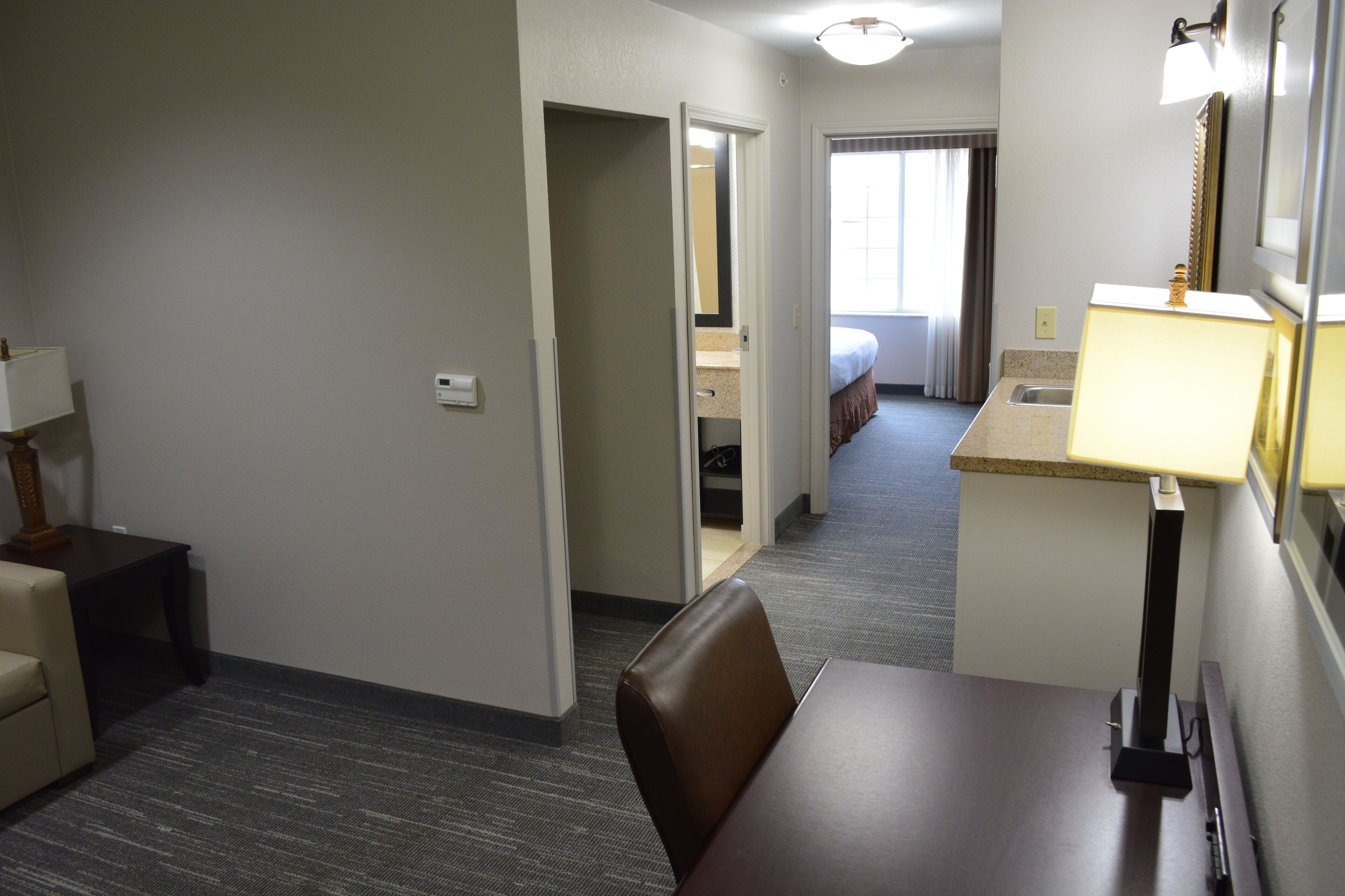 suite, 1 bedroom, accessible, non smoking (1 king bed with sofabed) | living area | 32-inch lcd tv with cable channels, tv