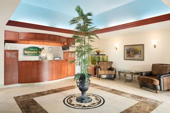 Check-in/check-out kiosk