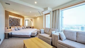 Habitación Deluxe, 4 habitaciones, para no fumadores | Caja de seguridad en la habitación y escritorio