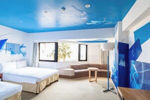 アーティストルーム ツイン3 禁煙 (3F 33m2) | 高級寝具、羽毛の掛け布団、客室ごとに異なる装飾、客室ごとに異なるインテリア