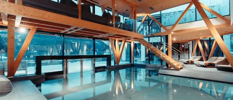 Indoor pool, outdoor pool, open 6:00 AM to 10:00 PM, pool umbrellas