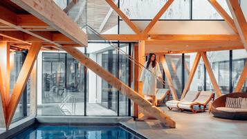 Indoor pool, outdoor pool, open 6:00 AM to 10:00 PM, pool umbrellas