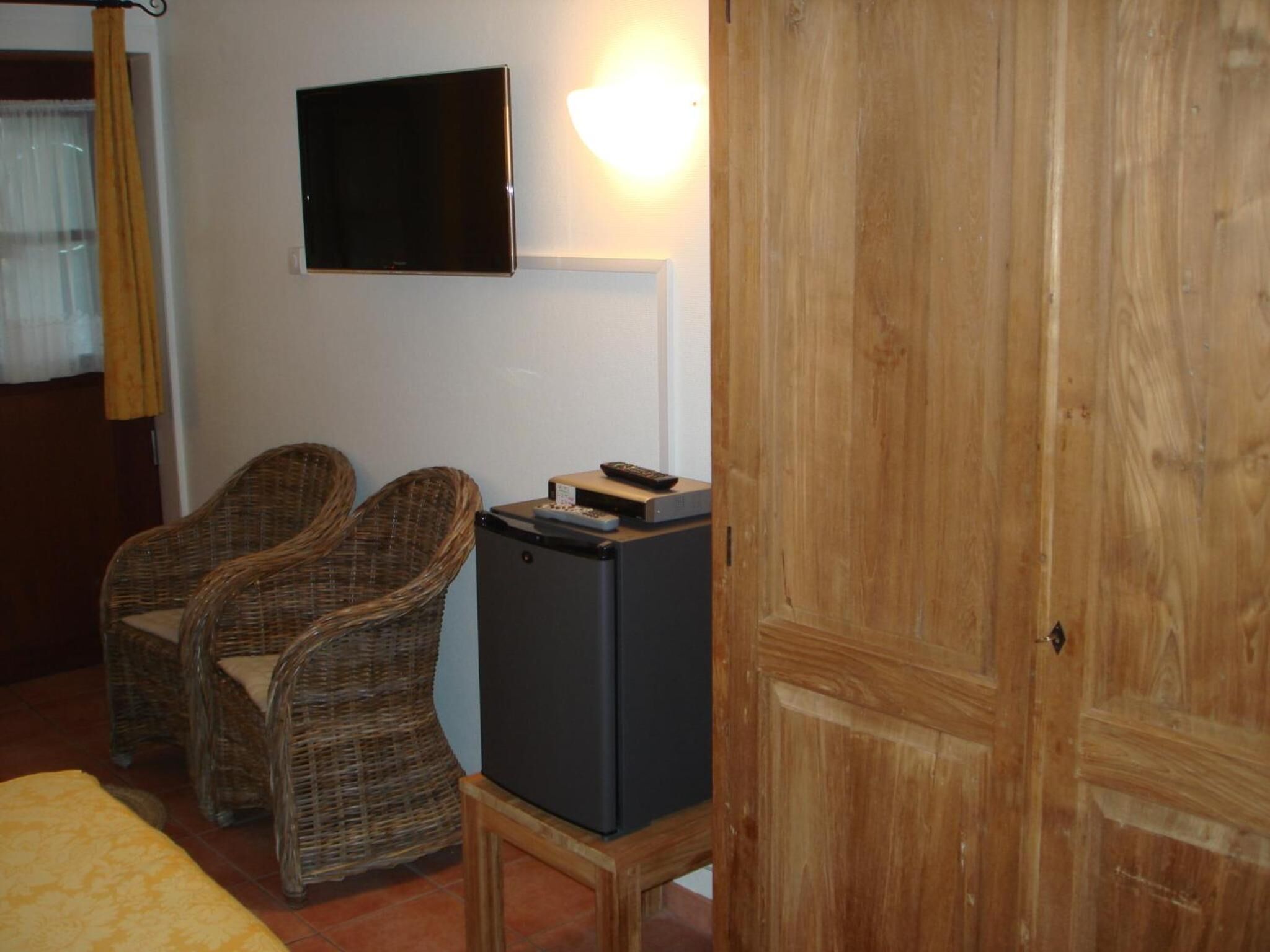 pillow-top beds, desk, blackout curtains, soundproofing