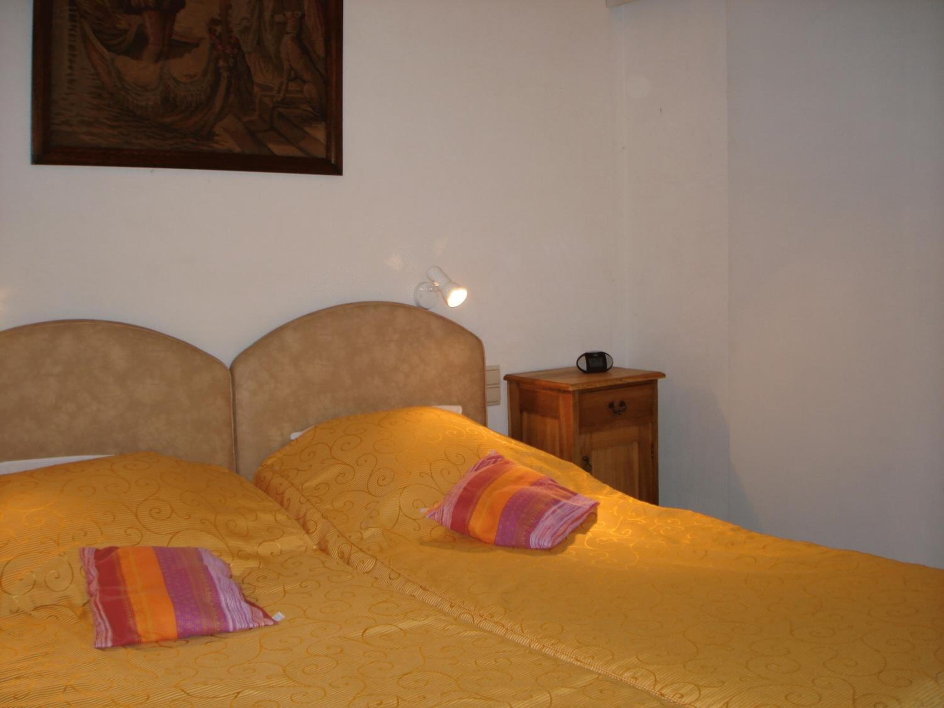 pillow-top beds, desk, blackout curtains, soundproofing