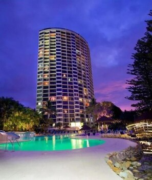 Front of property - evening/night