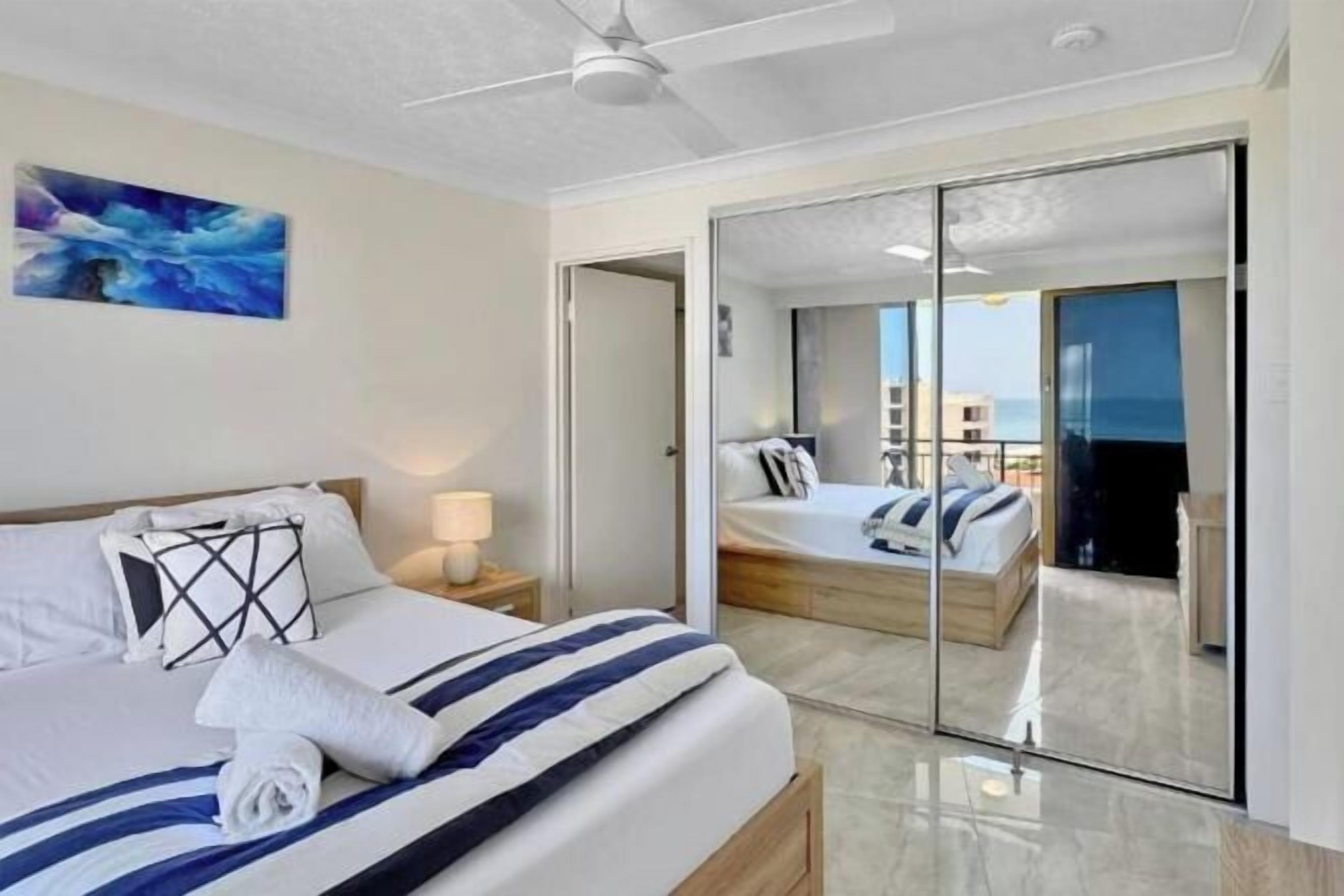 Individually decorated, individually furnished, iron/ironing board