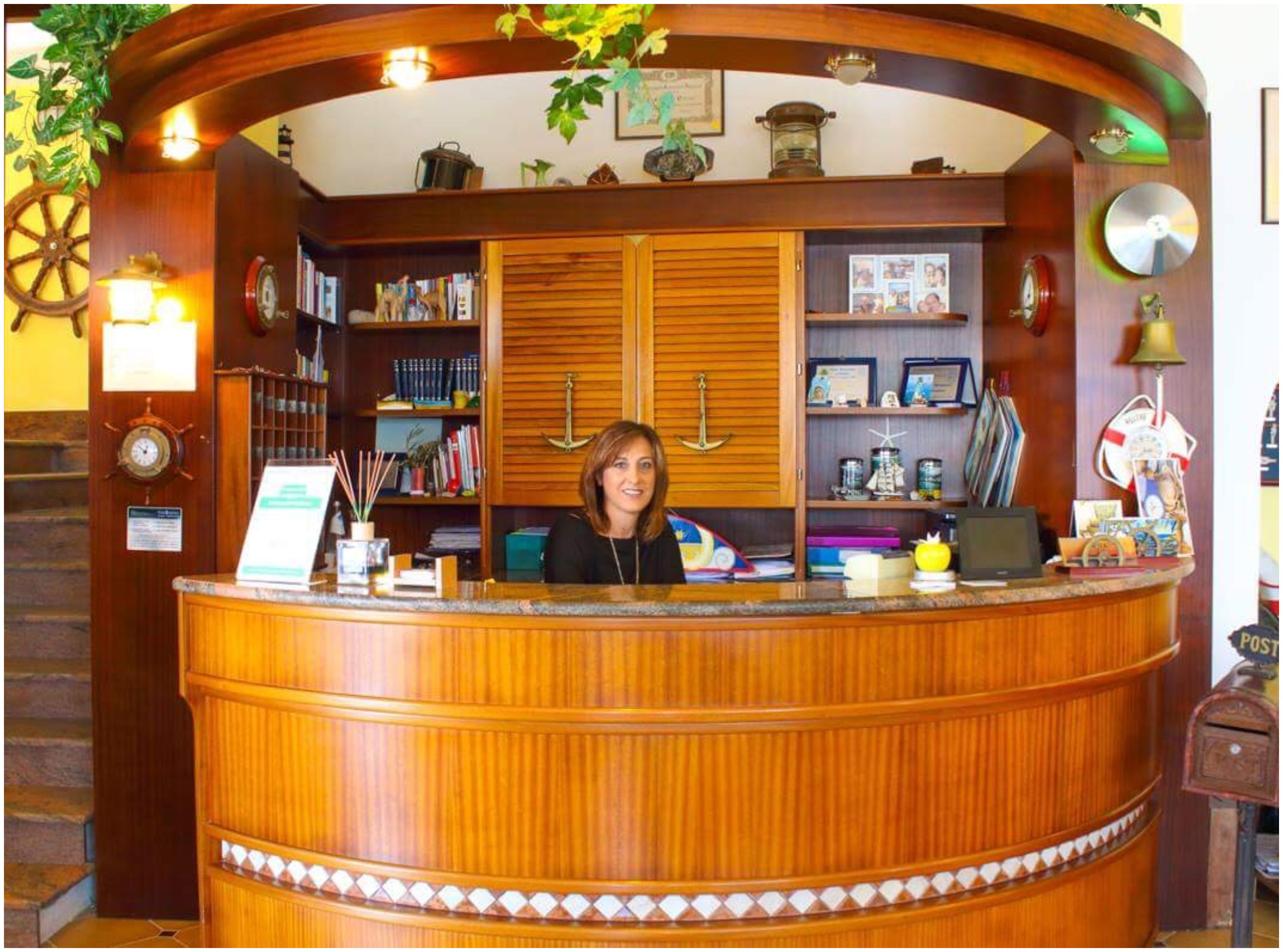 check-in/check-out kiosk