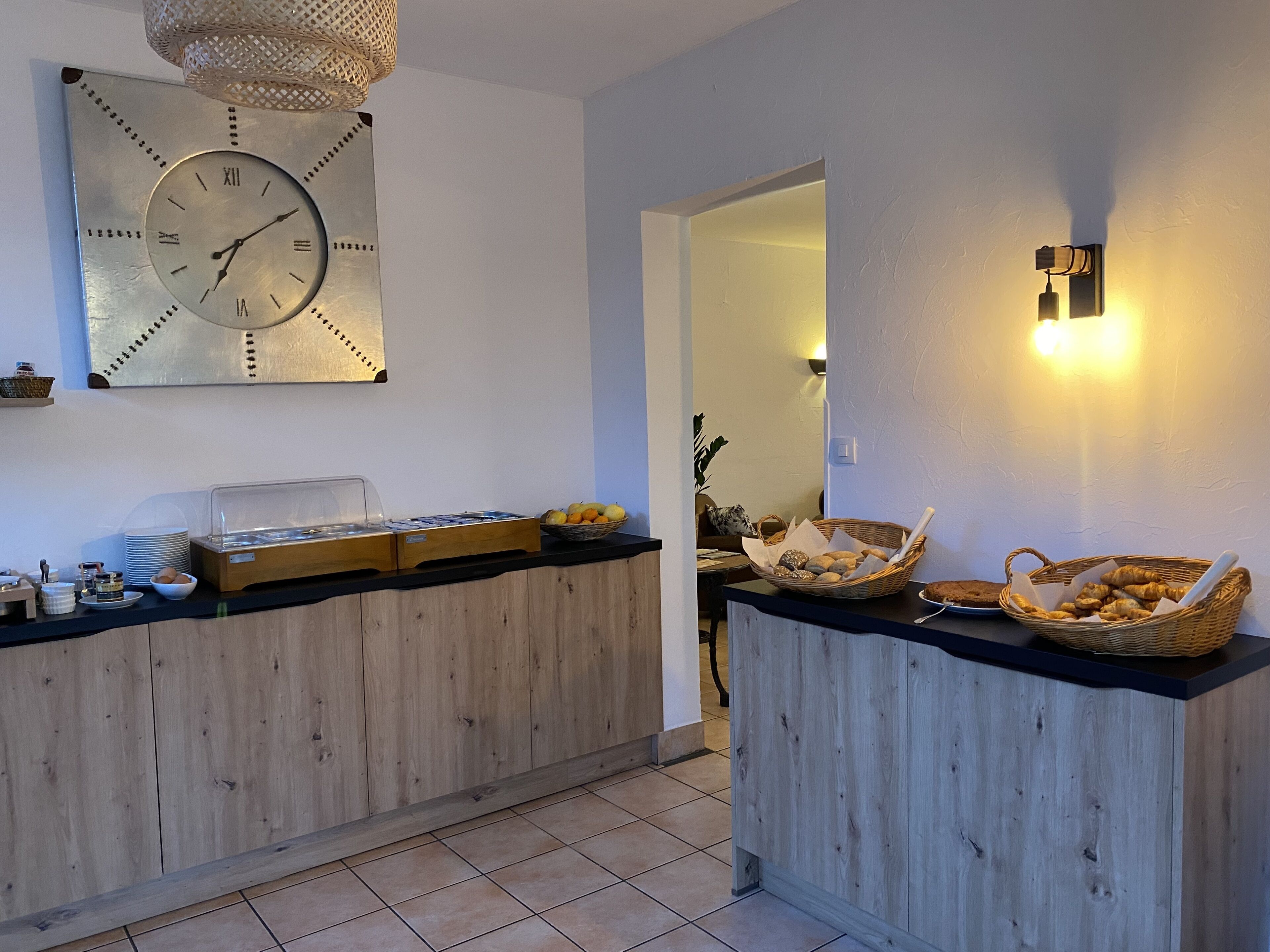 daily buffet breakfast (eur 11.50 per person)