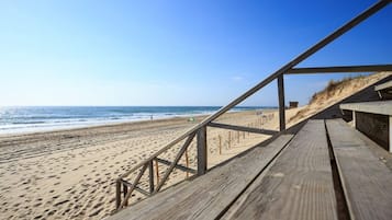 Vlak bij het strand