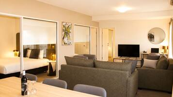 Three Bedroom Apartment | Living area | IPod dock, MP3 dock