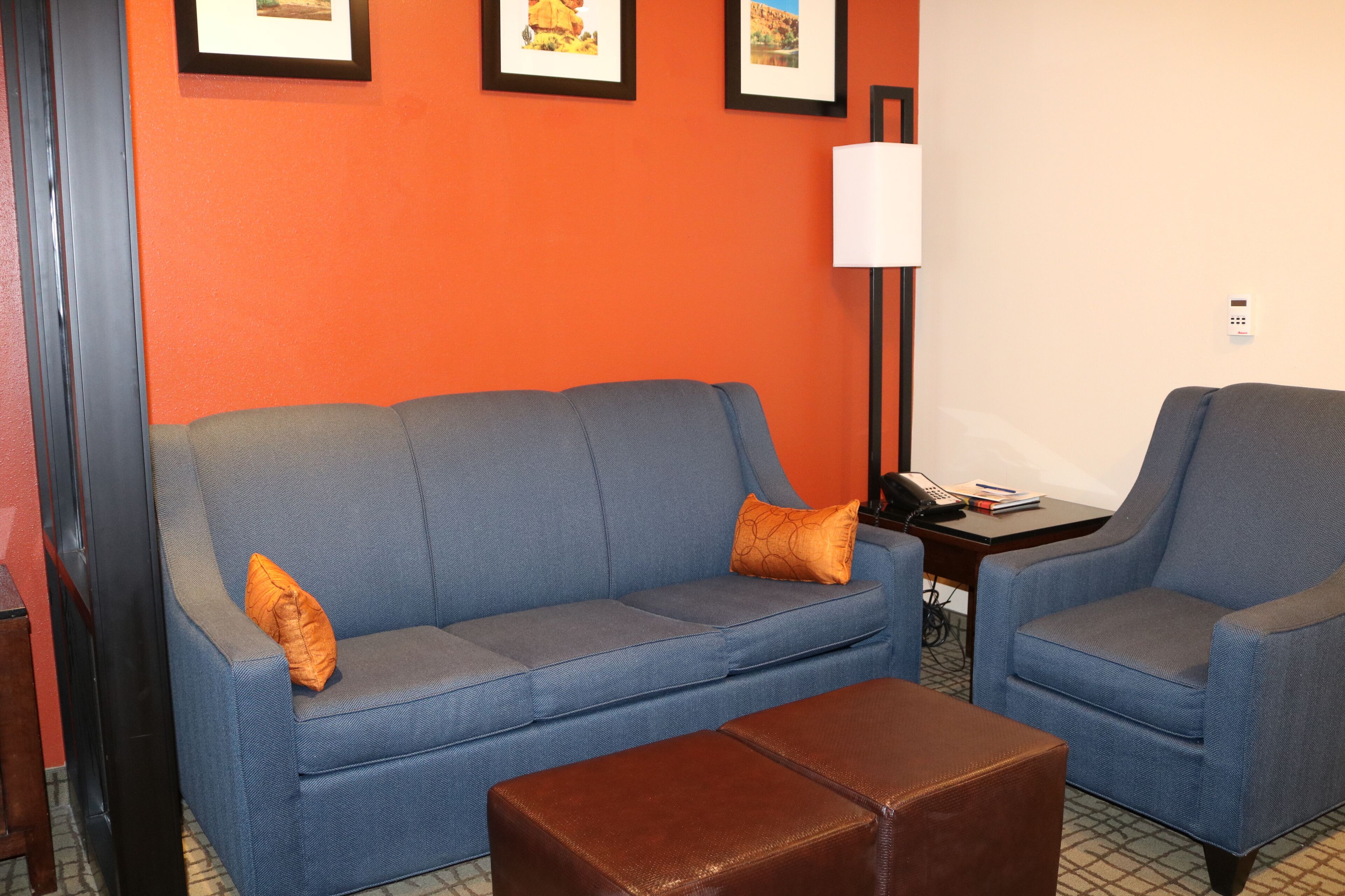 suite, multiple beds, non smoking | pillow-top beds, desk, laptop workspace, iron/ironing board