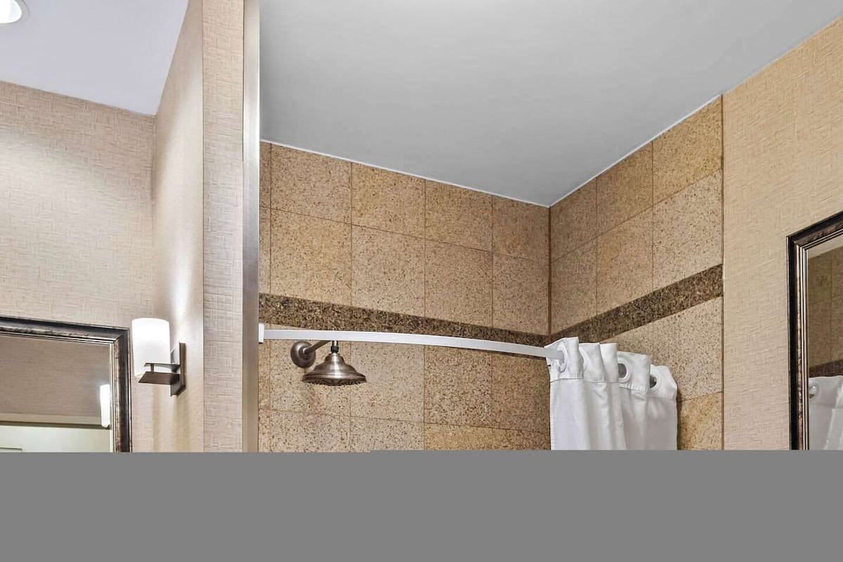 suite, 1 king bed, accessible, non smoking | pillow-top beds, desk, laptop workspace, iron/ironing board