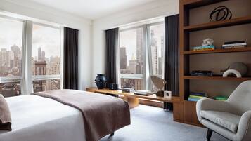 Suite, 1 Bedroom, Club Lounge Access (Empire State View) | Frette Italian sheets, premium bedding, down comforters, pillowtop beds