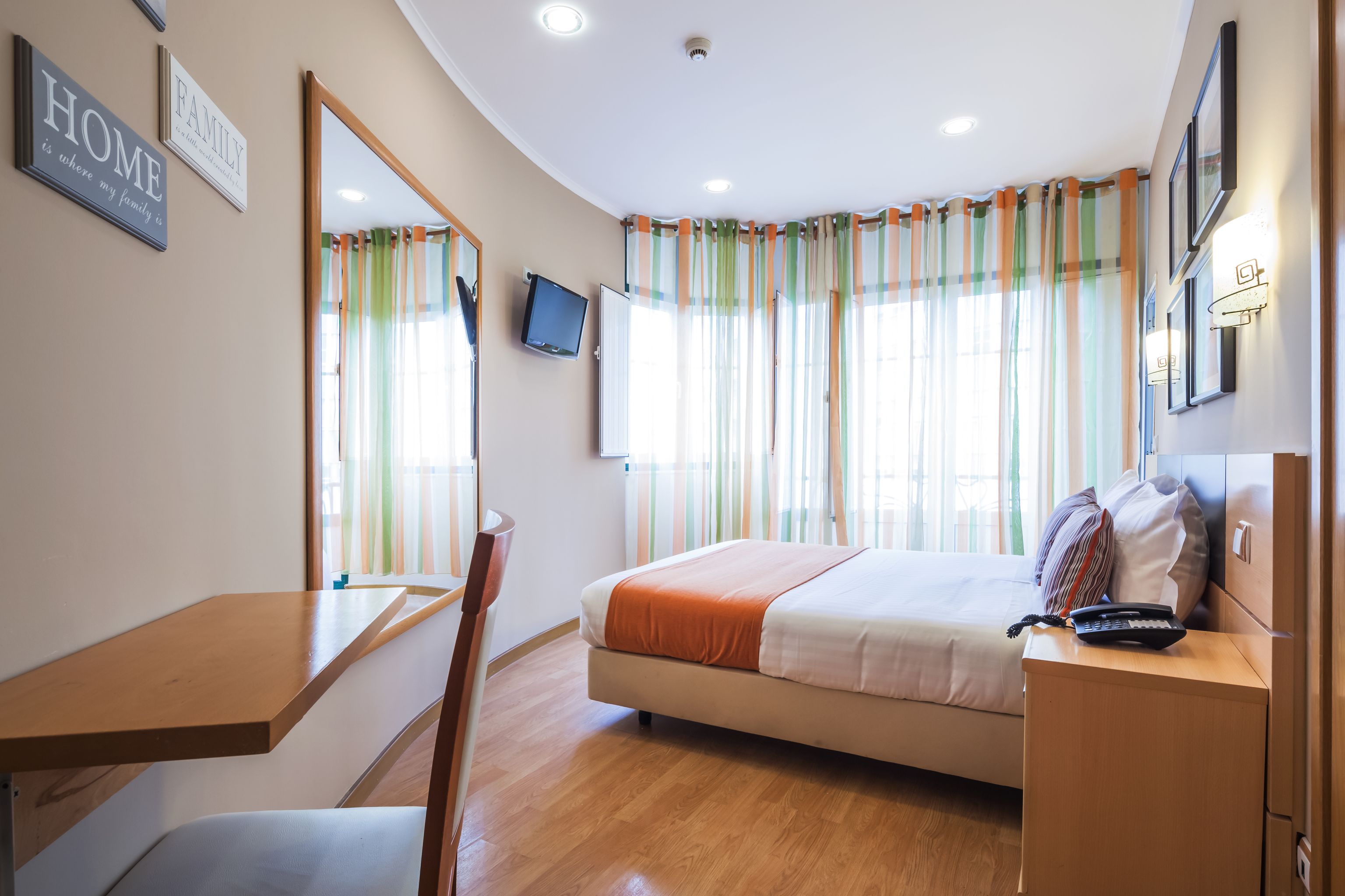 double room | in-room safe, desk, blackout curtains, soundproofing