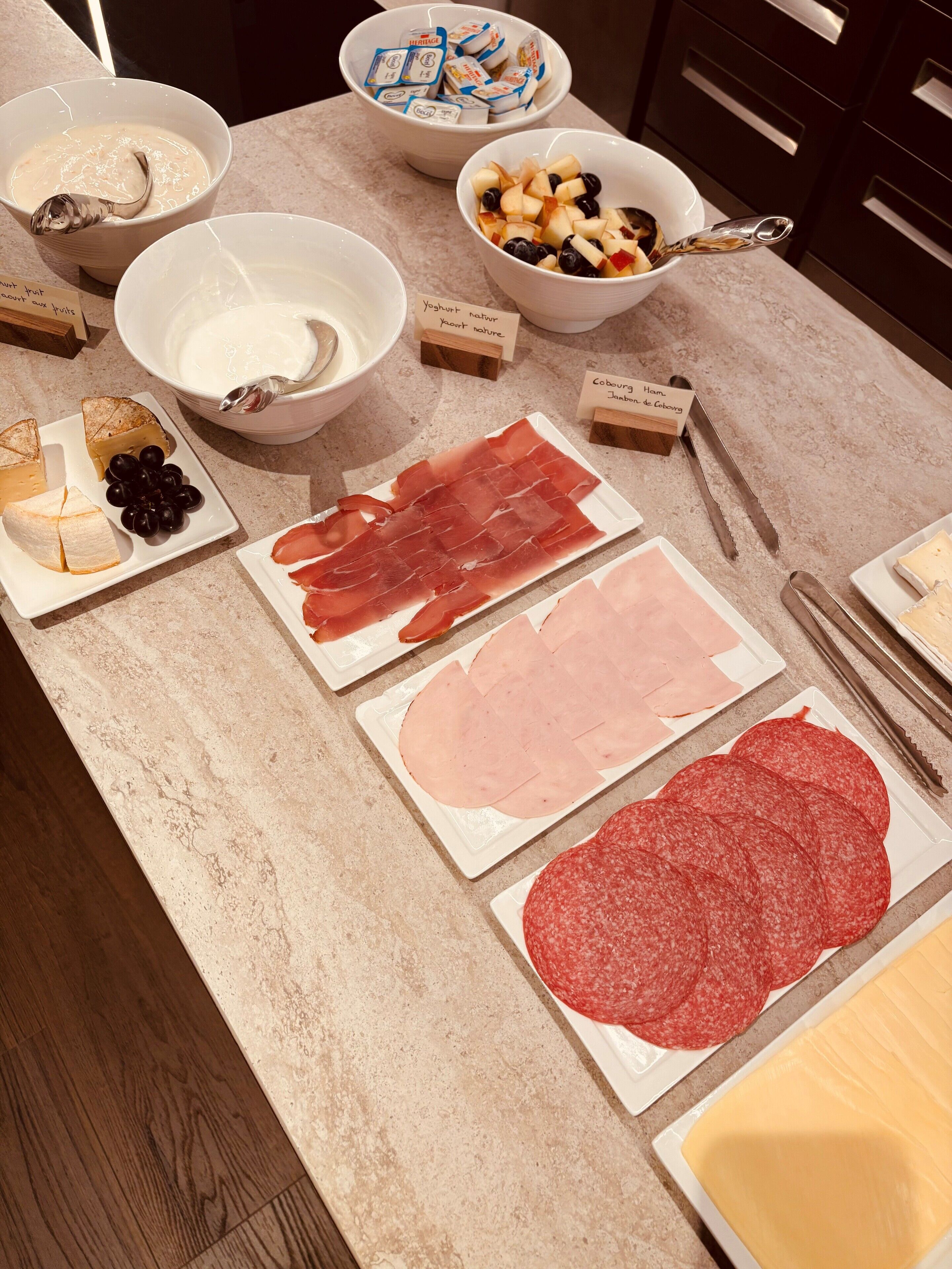 daily buffet breakfast (eur 19.50 per person)