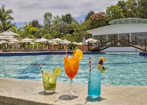 Poolside bar