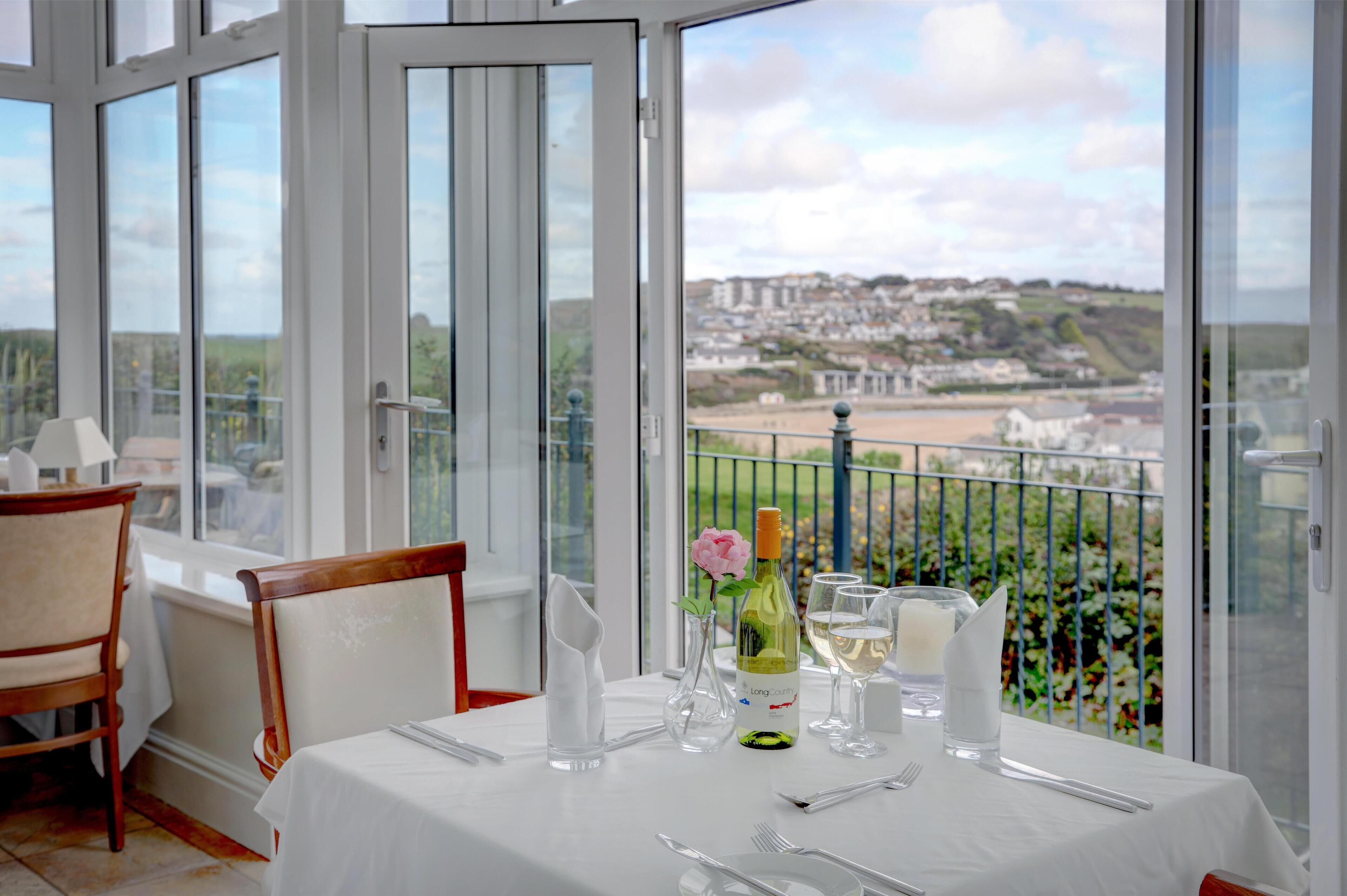 Breakfast served, British cuisine, sea views 