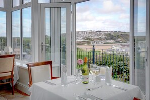 Breakfast served, British cuisine, ocean views  - Porth Veor Manor, Sure Hotel Collection by Best Western (Newquay)