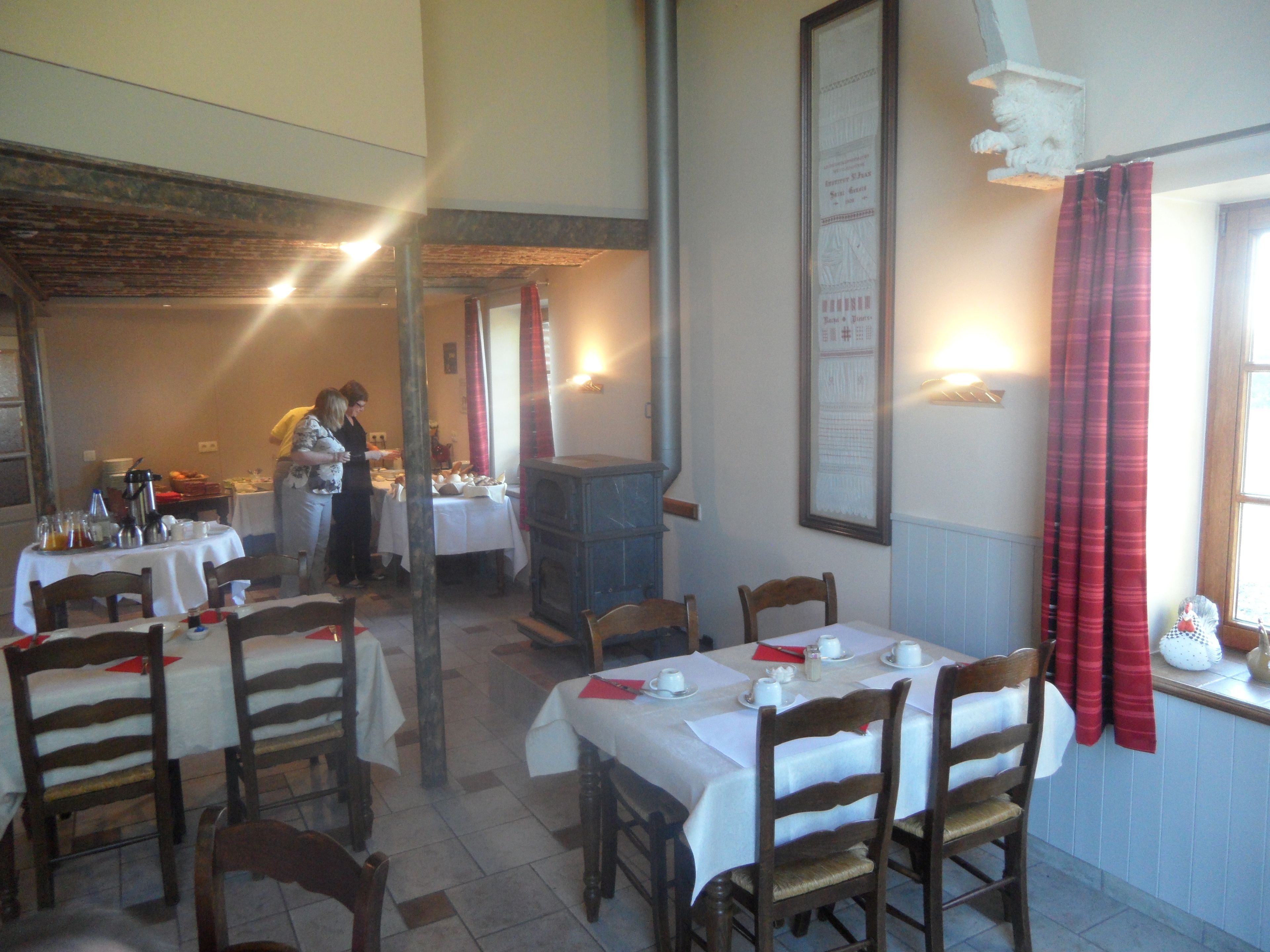 daily buffet breakfast (eur 15 per person)