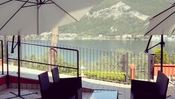 Blick von der Unterkunft