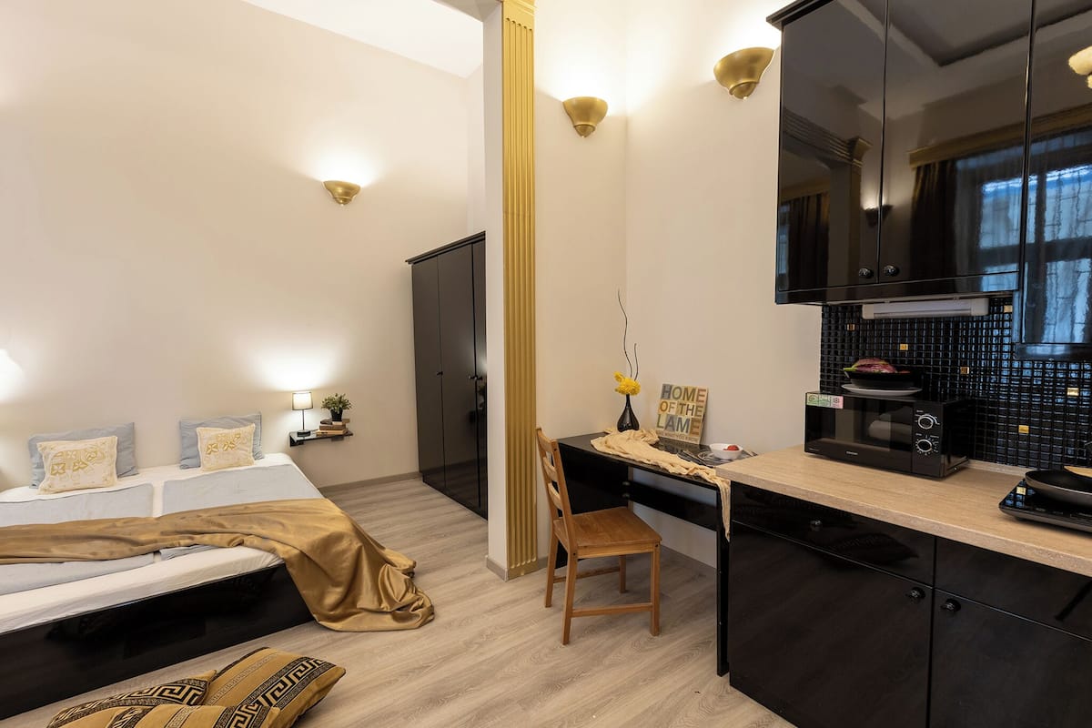 Studio Suite Comfort (AP6) | 1 kamar tidur, kedap suara, dan Wi-Fi gratis