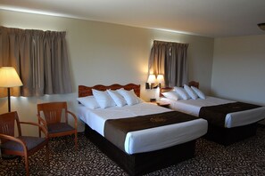 Premium bedding, desk, iron/ironing board, free rollaway beds