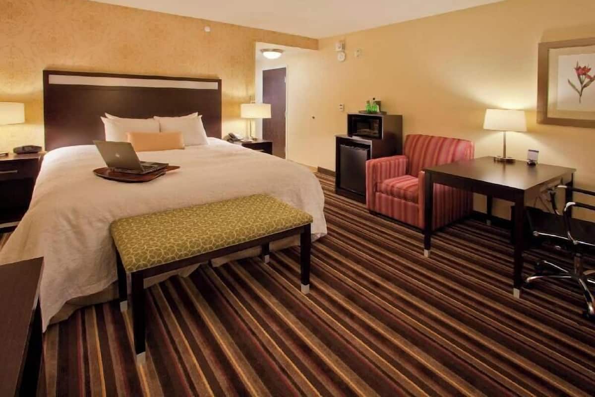 Premium bedding, pillow-top beds, in-room safe, laptop workspace