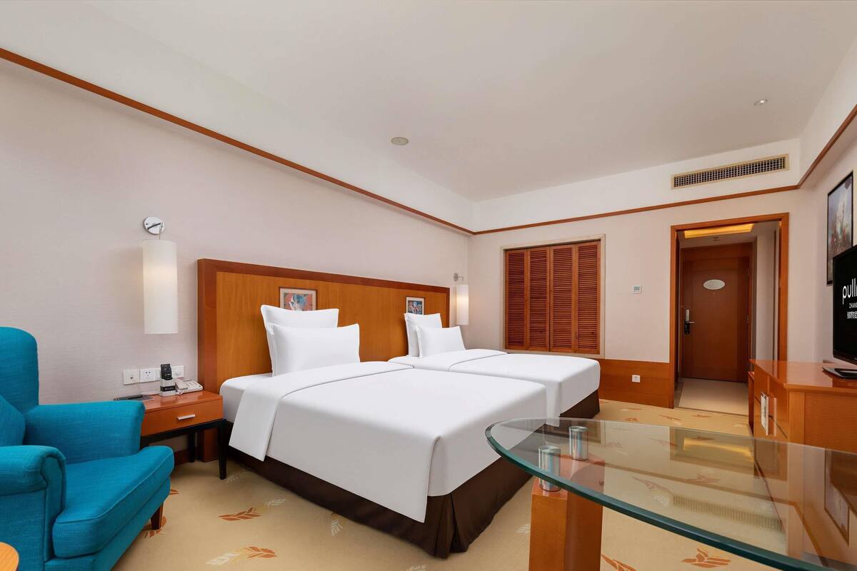 Chambre Deluxe, 2 lits une place, accès au salon club (Executive)